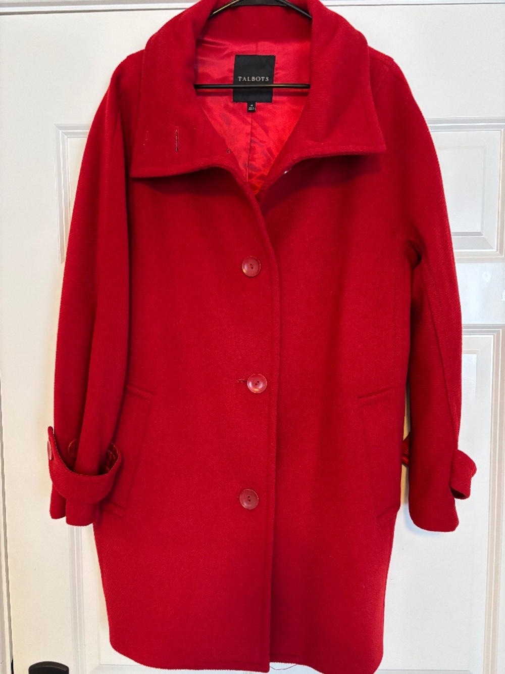 BEAUTIFUL RED COLOR KNEE LENGTH COAT